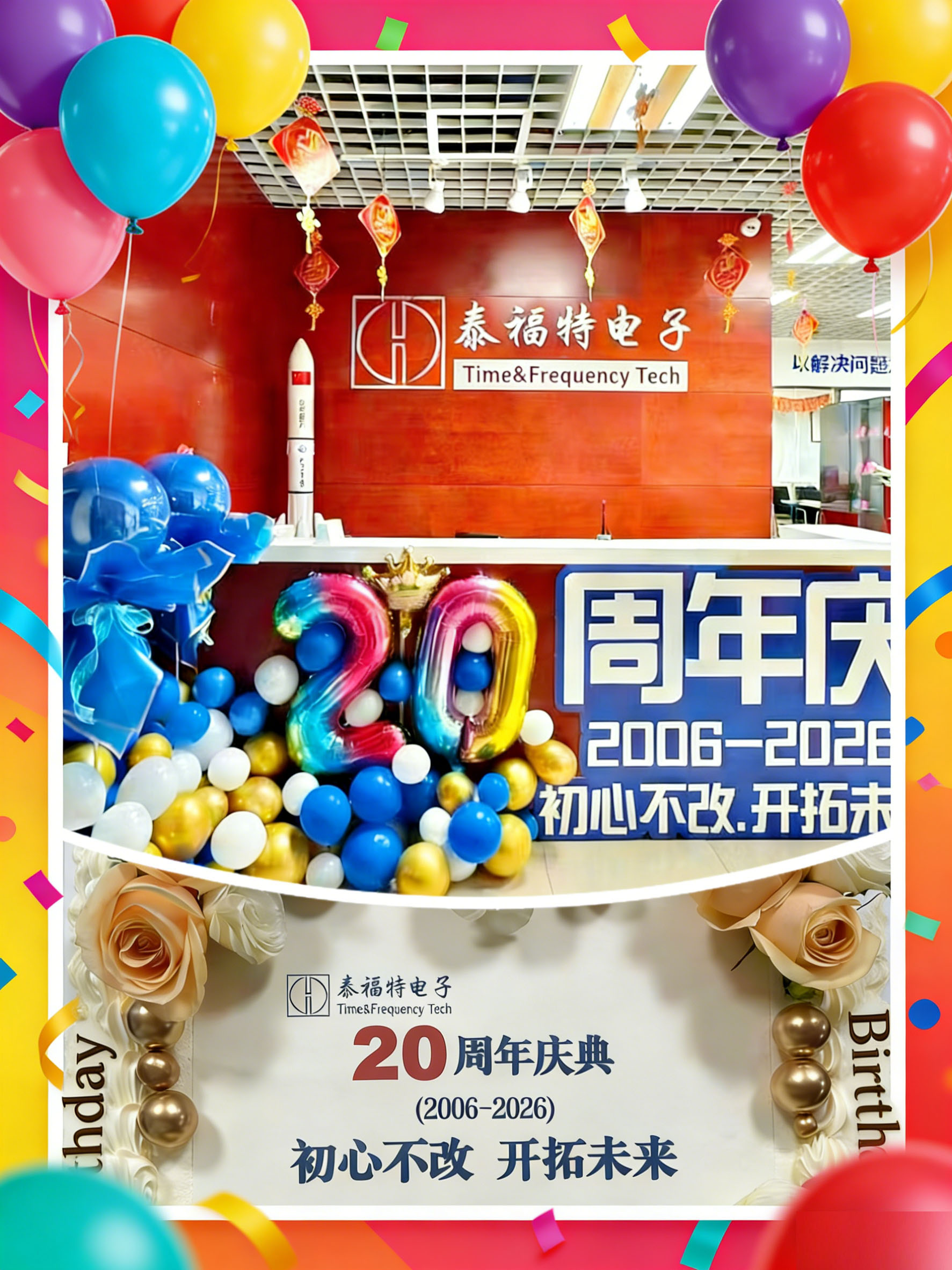 初心不改，開(kāi)拓未來(lái)！我們20歲了！